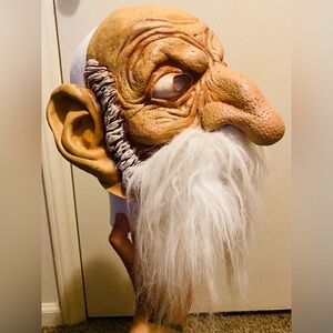 VTG 2000 Don Post Studios WIZARD OLD BALD MAN Halloween mask